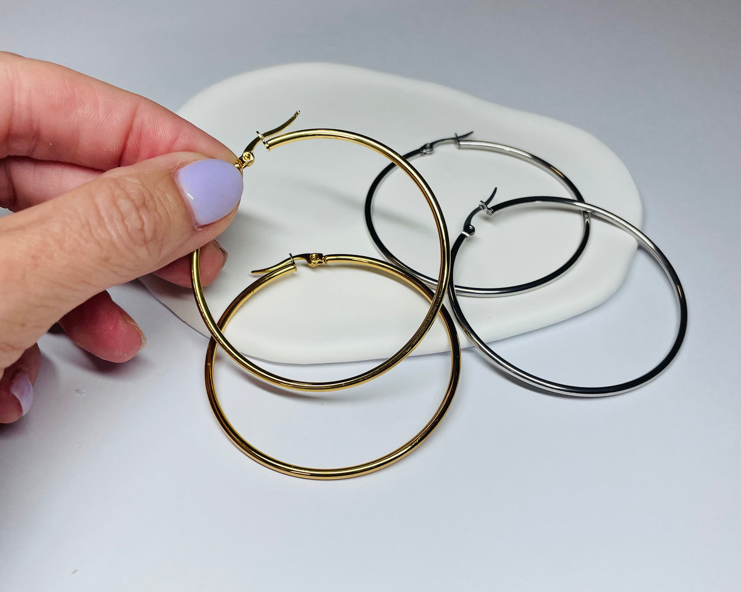 Large Hoop Earrings