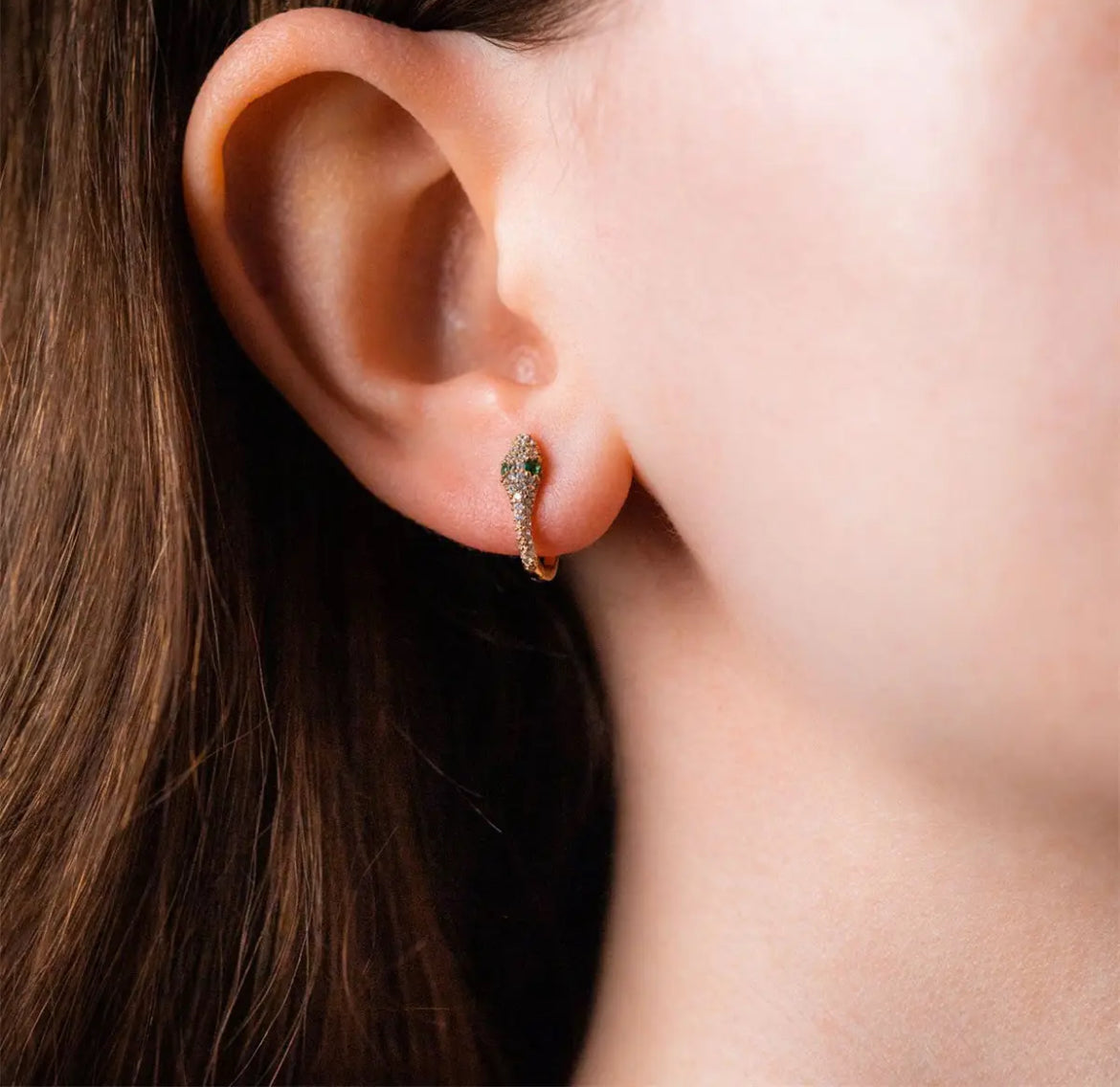 Medusa Hoop Earrings