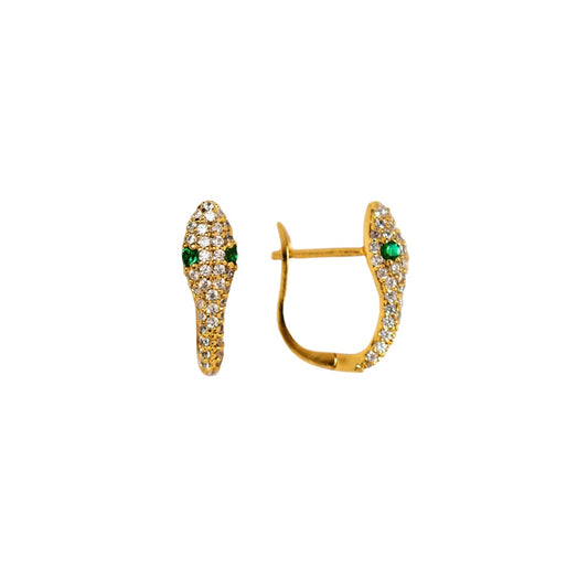 Medusa Hoop Earrings