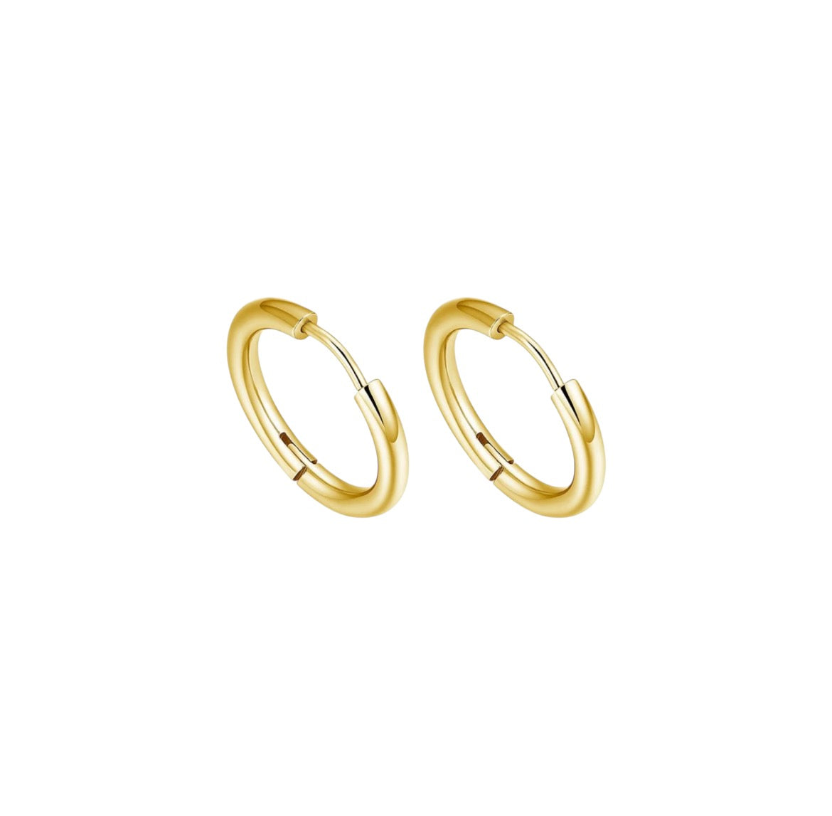 Gold Huggie Hoops