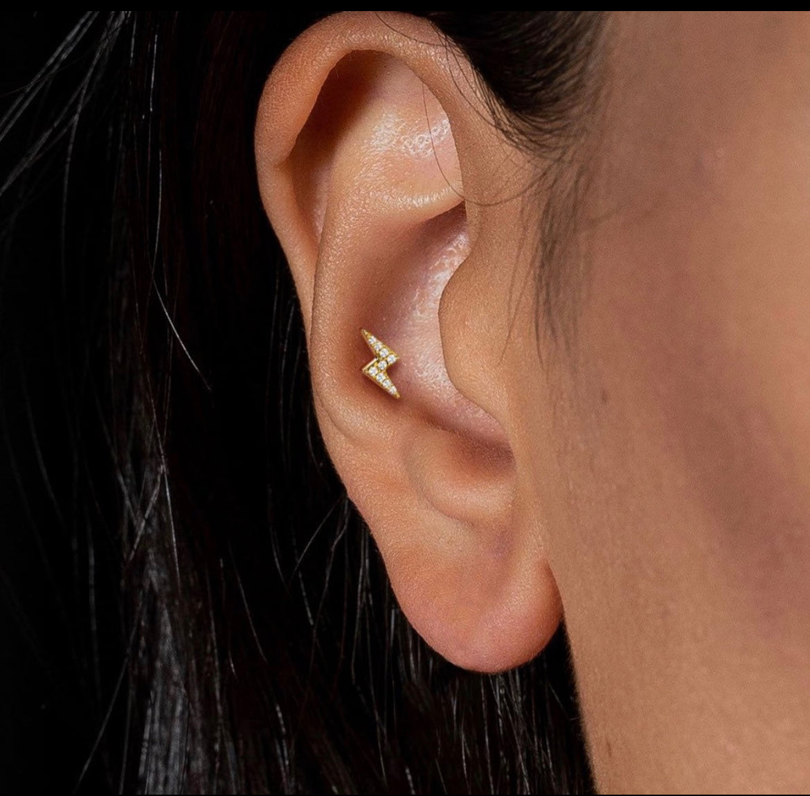 Pave Raye Stud Earrings