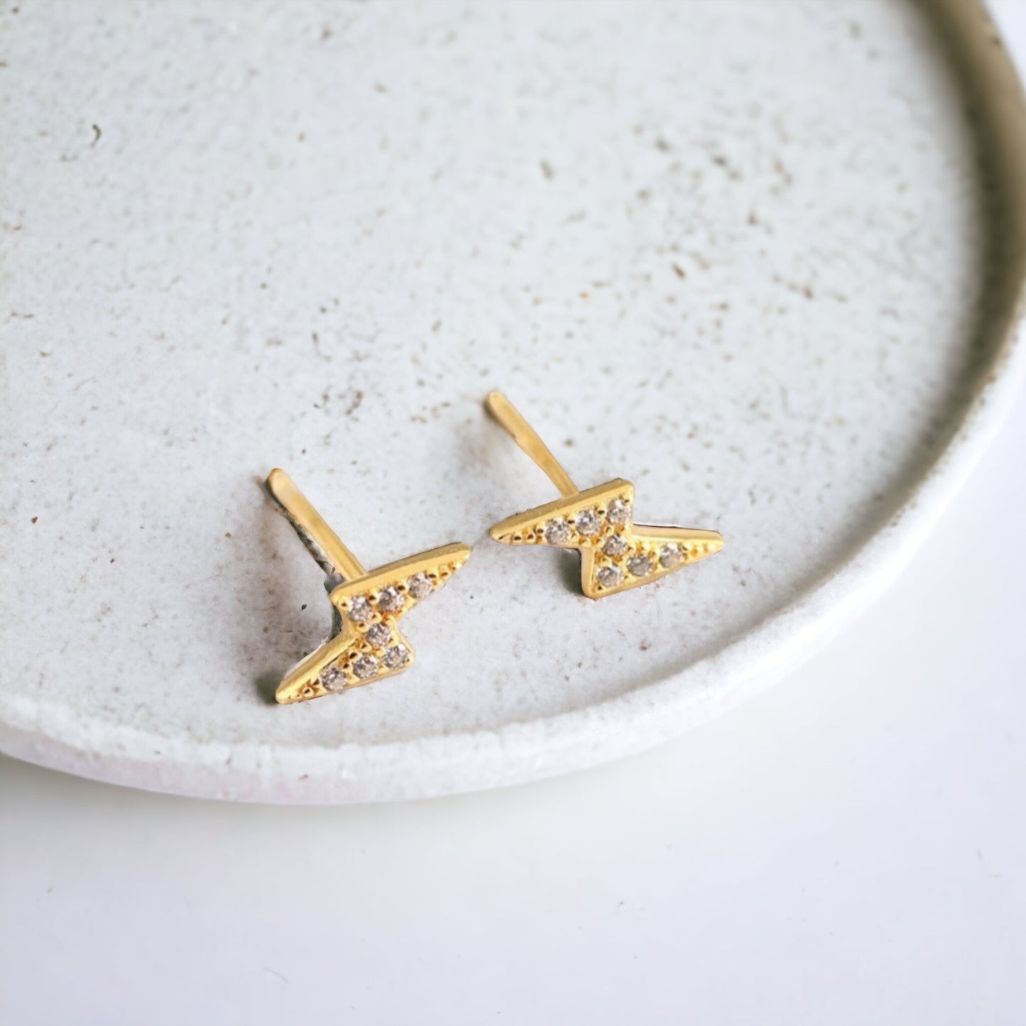 Pave Raye Stud Earrings