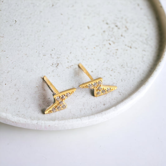 Pave Raye Stud Earrings